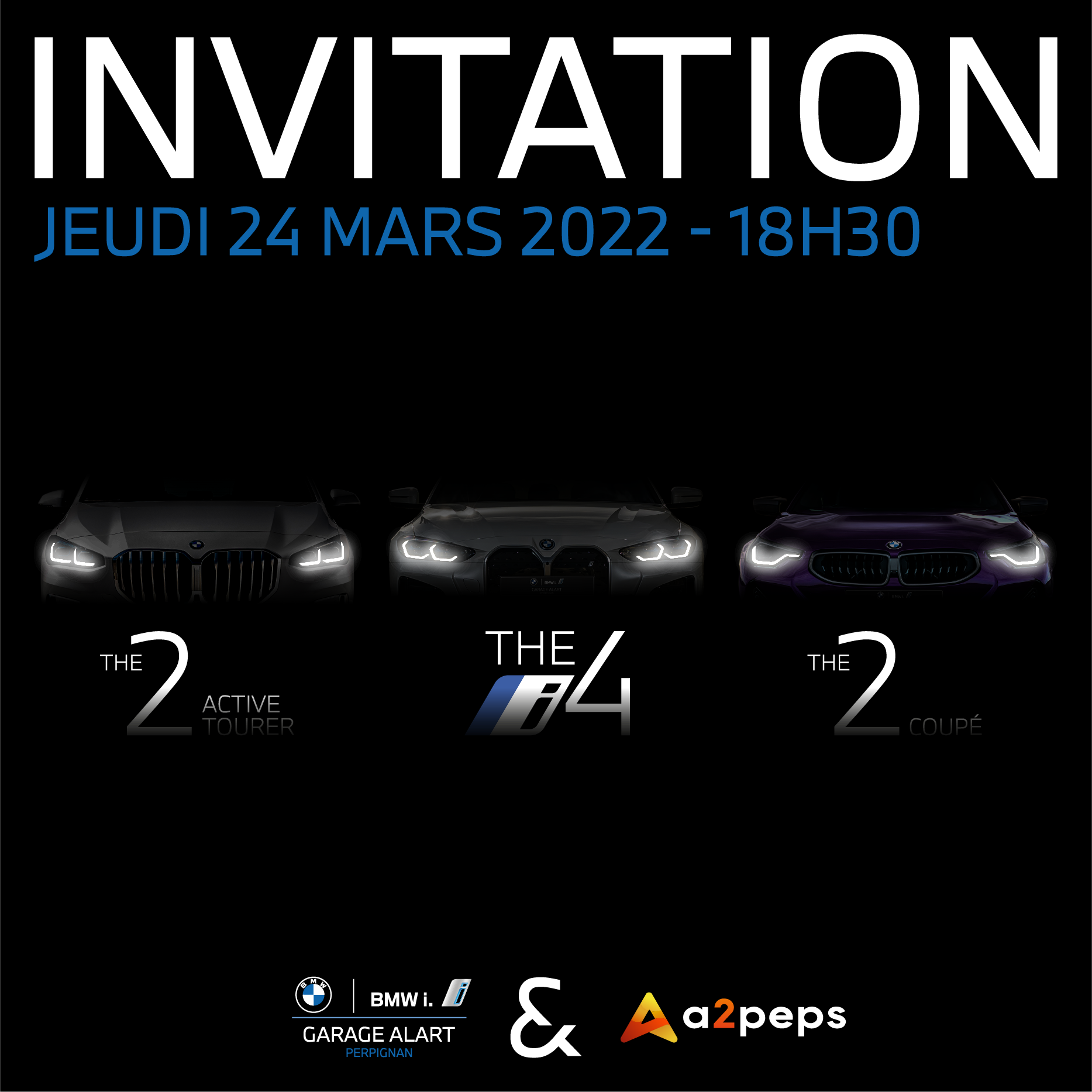 Prochaine soirée : 24 Mars 2022 chez Garage Alart – BMW